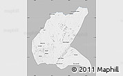 Gray Map of Mavago, single color outside