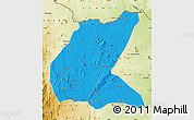 Political Map of Mavago, physical outside