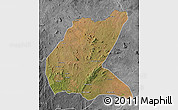 Satellite Map of Mavago, desaturated