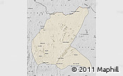 Shaded Relief Map of Mavago, desaturated