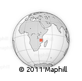 Outline Map of Mavago