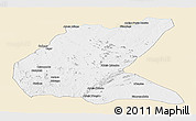 Classic Style Panoramic Map of Mavago, single color outside