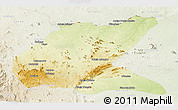 Physical Panoramic Map of Mavago, lighten