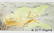 Physical Panoramic Map of Mavago, semi-desaturated