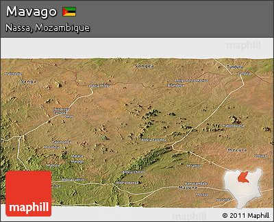 Satellite Panoramic Map of Mavago