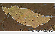 Satellite Map of Metarica, darken