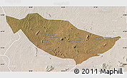 Satellite Map of Metarica, lighten