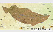 Satellite Map of Metarica, physical outside