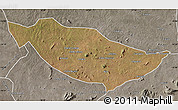 Satellite Map of Metarica, semi-desaturated