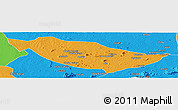 Political Panoramic Map of Metarica