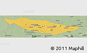 Savanna Style Panoramic Map of Metarica