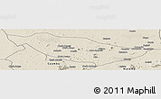 Shaded Relief Panoramic Map of Metarica