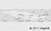 Silver Style Panoramic Map of Metarica