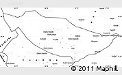 Blank Simple Map of Metarica