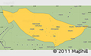 Savanna Style Simple Map of Metarica