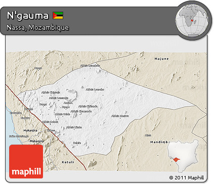 Classic Style 3D Map of N'gauma
