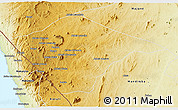 Physical 3D Map of N'gauma