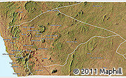 Satellite 3D Map of N'gauma