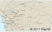 Shaded Relief 3D Map of N'gauma