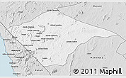 Silver Style 3D Map of N'gauma