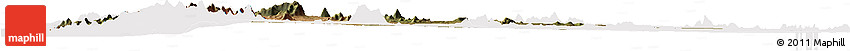 Satellite Horizon Map of N'gauma, cropped outside