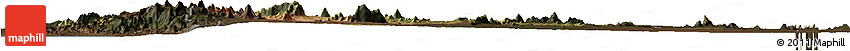 Satellite Horizon Map of N'gauma, darken