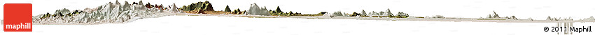 Satellite Horizon Map of N'gauma, lighten