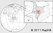Blank Location Map of N'gauma, highlighted parent region