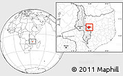 Blank Location Map of N'gauma