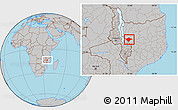 Gray Location Map of N'gauma