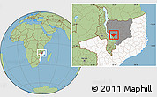 Savanna Style Location Map of N'gauma, highlighted country, highlighted parent region
