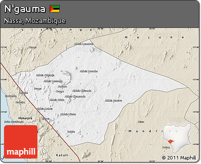 Classic Style Map of N'gauma