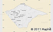 Classic Style Map of N'gauma, single color outside