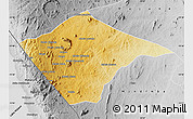Physical Map of N'gauma, desaturated