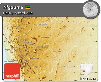 Physical Map of N'gauma