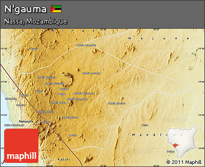 Physical Map of N'gauma