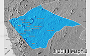 Political Map of N'gauma, desaturated