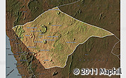 Satellite Map of N'gauma, darken
