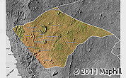 Satellite Map of N'gauma, desaturated