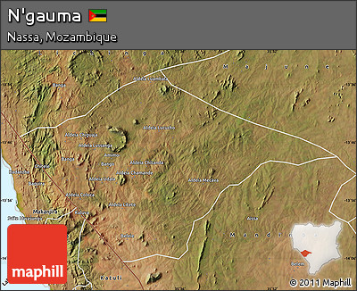 Satellite Map of N'gauma