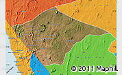 Satellite Map of N'gauma, political outside
