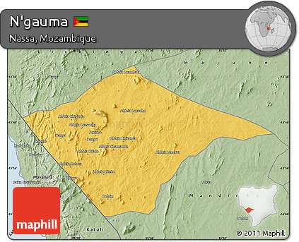 Savanna Style Map of N'gauma