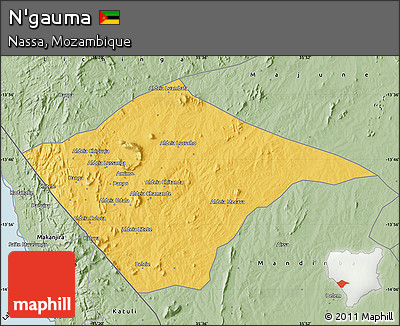 Savanna Style Map of N'gauma