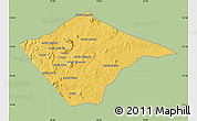 Savanna Style Map of N'gauma, single color outside