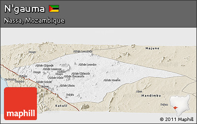 Classic Style Panoramic Map of N'gauma