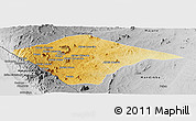 Physical Panoramic Map of N'gauma, desaturated