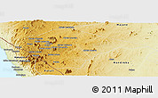 Physical Panoramic Map of N'gauma