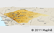 Physical Panoramic Map of N'gauma, shaded relief outside