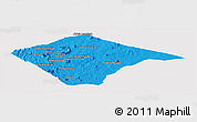 Political Panoramic Map of N'gauma, cropped outside