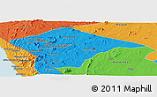 Political Panoramic Map of N'gauma